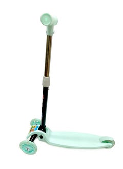 AGD Folding Kick Scooter 3 Wheels Height Adjustable with Comfortable Non-slip Handle for Unisex Kids (green)  - Image 3