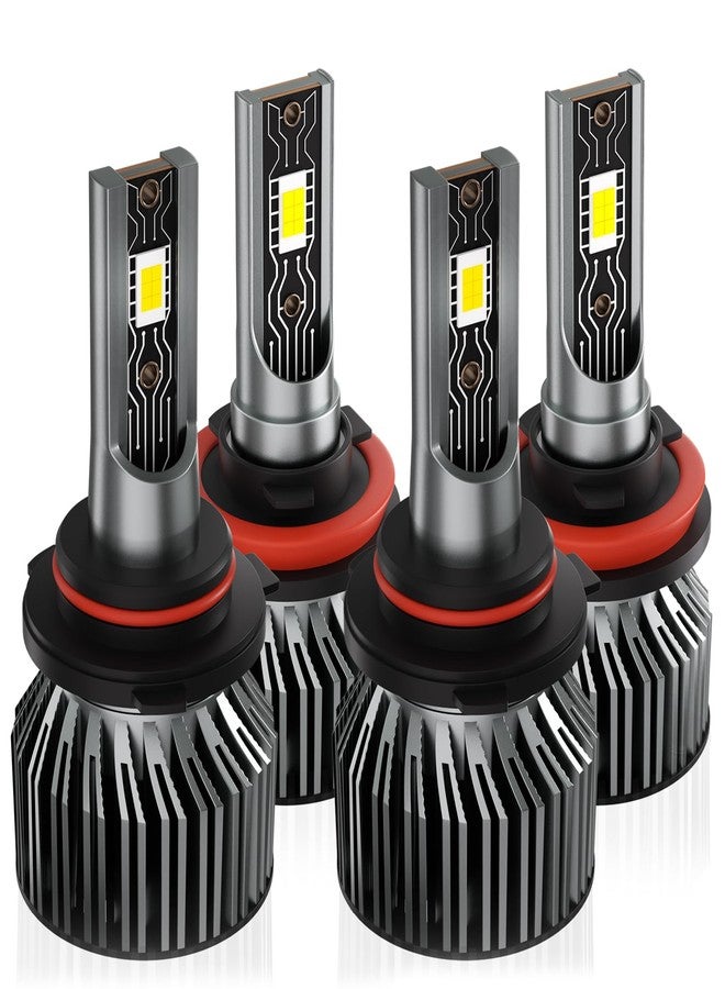 TXBILMOO Compatible For 2007-2018 Nissan Altima High&Low Beam 44000LM 600% Brightness 6500K White with Cooling Fan, Plug and Play, IP68 Pack of 4 - Image 1