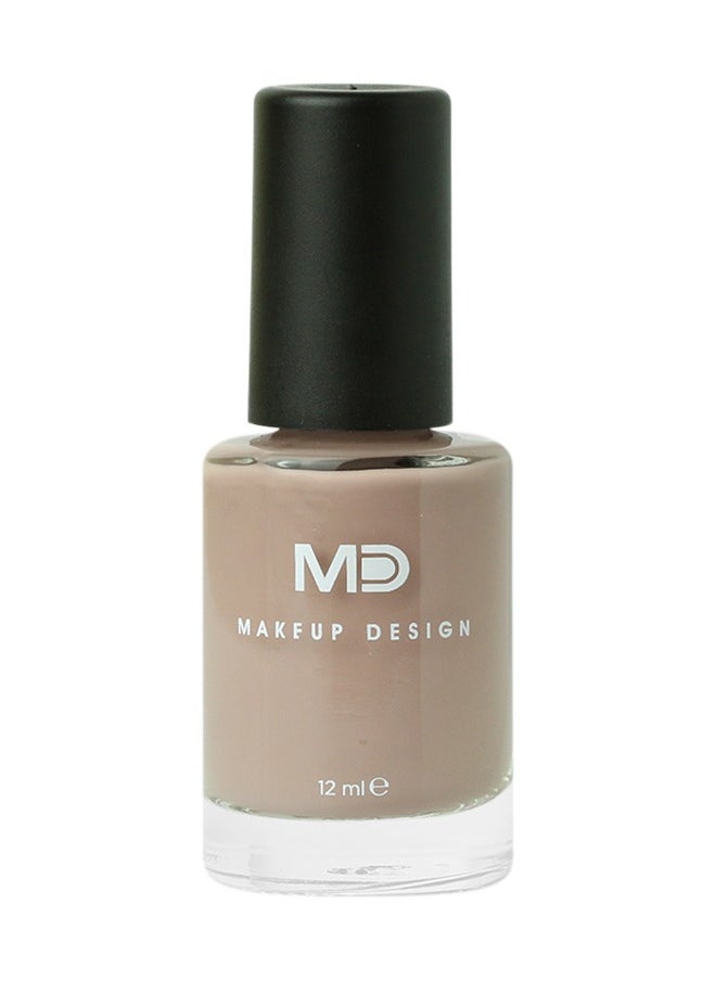 MD MAKE UP DESIGN MD European Nail Polish ROMANTIC, Dark Brown 260 