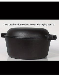2*1 eBASKET pot and frying pan, size 25, made of cast iron
