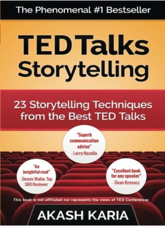 null - Ted Talks Storytelling 23 Storytelling Techniques From The Best Ted Talks by Karia, Akash Paperback - Image 1