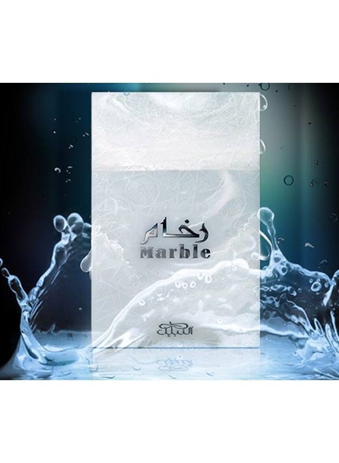 نبيل عطر نبيل ماربل أو دو برفيوم 80 مل بخاخ عطر فاخر يدوم طويلاً برائحة عربية أنيقة وعصرية - Image 5