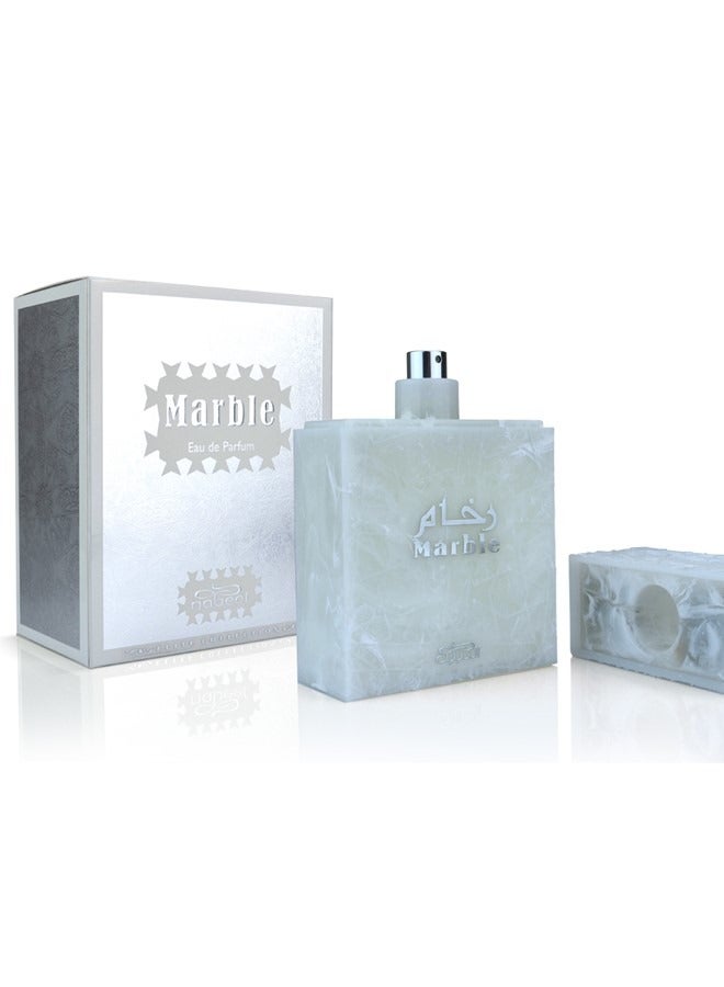 نبيل عطر نبيل ماربل أو دو برفيوم 80 مل بخاخ عطر فاخر يدوم طويلاً برائحة عربية أنيقة وعصرية - Image 4
