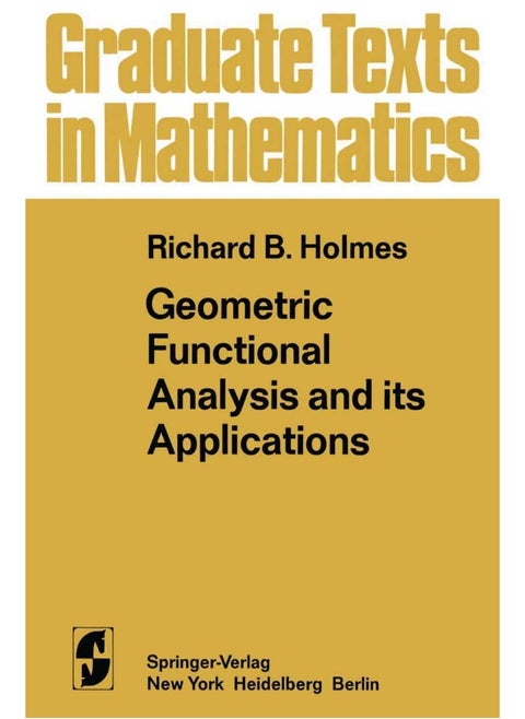Geometric Functional Analysis and its Applications