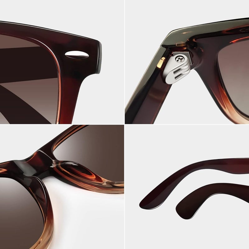 Joopin Square Sunglasses Men Women Polarized UV Protection Classic Trendy Lightweight Designer Sun Glasses for Driving Fishing Hiking Golf - Image 4