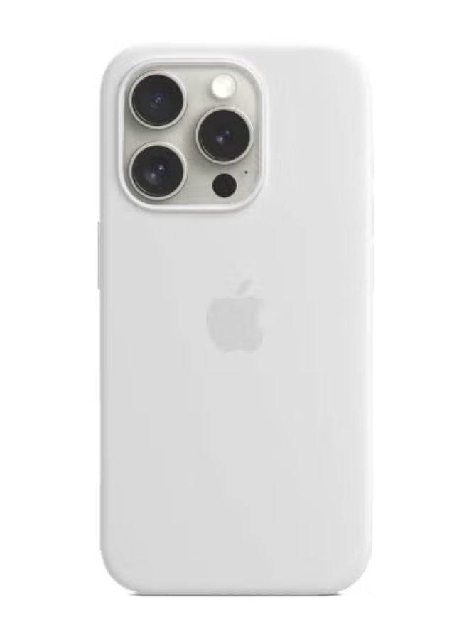 JAJEEK Apple iPhone 16 Pro 2024 Premium Soft Liquid Silicone Case – Ultra-Slim Shockproof Protective Cover with Microfiber Lining – Matte Anti-Fingerprint Finish – MagSafe & Wireless Charging Compatible – Durable Anti-Slip Grip – White - Image 3