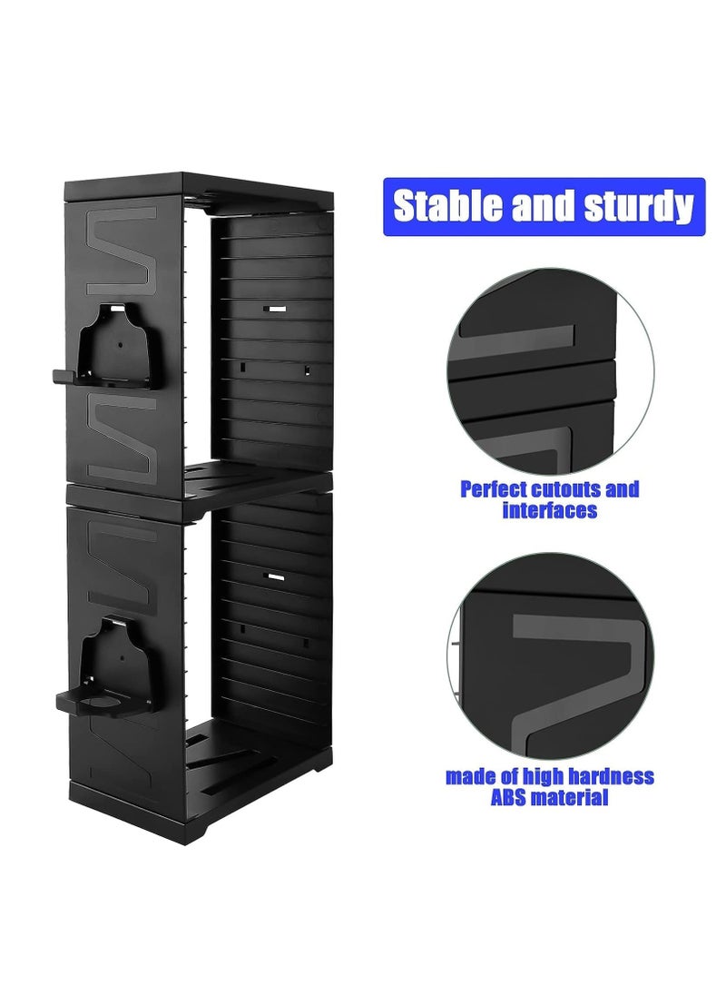 2-Tier Universal Large Capacity Video Game Storage Tower, Game Holder Rack, DVD CD Blu-Ray Disks Organizer, Disk Rack, Controller Stand Holder for PS5/PS4/Xbox Series X/S/Switch Game Cases - pzsku/ZA6B3F2B468FA483114CEZ/45/_/1721913692/9fcb74d1-4654-4bd2-80bf-7aae03716da5