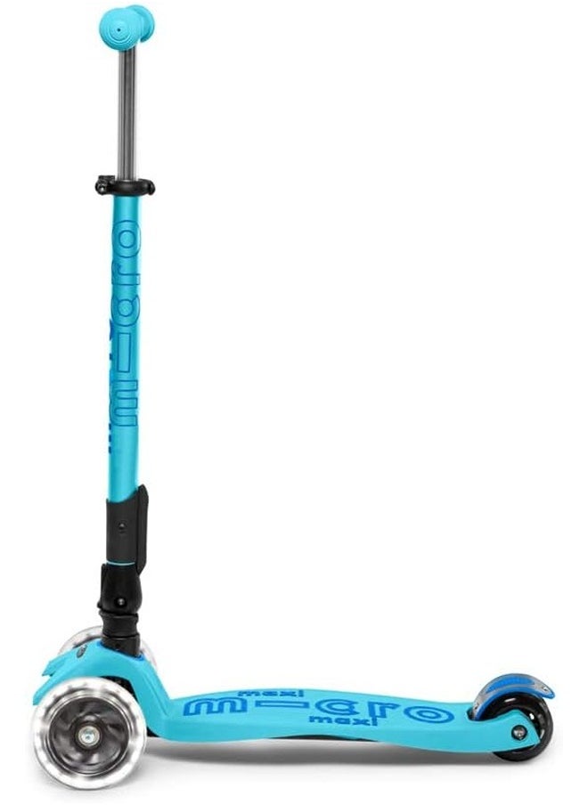 Micro Maxi Deluxe Foldable Bright Scooter, Blue, MMD092