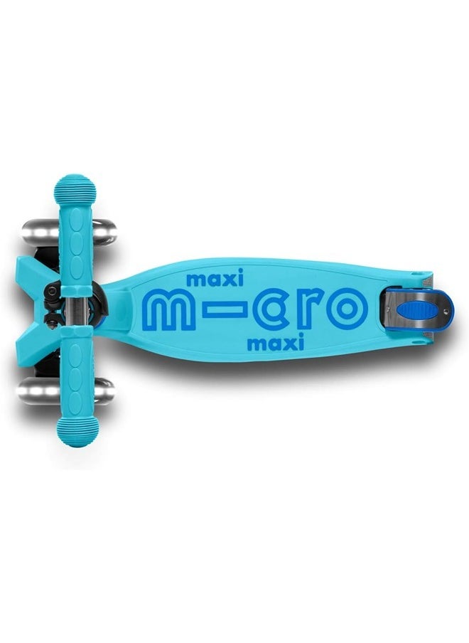 Micro Maxi Deluxe Foldable Bright Scooter, Blue, MMD092
