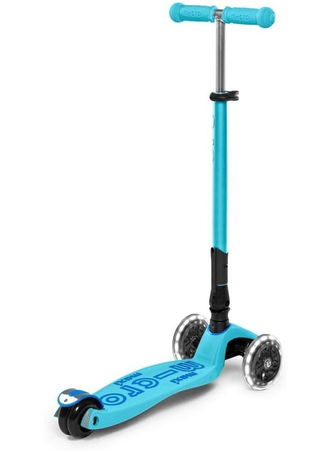 Micro Maxi Deluxe Foldable Bright Scooter, Blue, MMD092