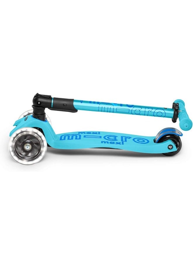 Micro Maxi Deluxe Foldable Bright Scooter, Blue, MMD092