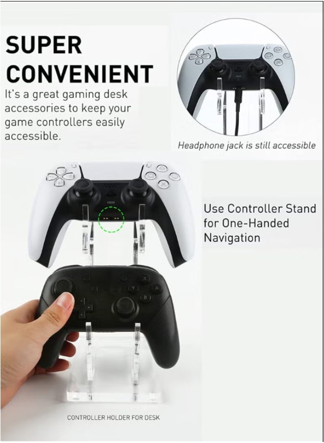 منظم سطح المكتب للكمبيوتر لـ XBOX PS4 PS5 Gamepad (وحدة تحكم اللعبة) سماعة