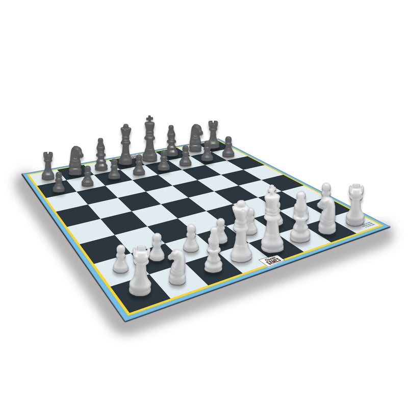 TCG Classic Games Chess Board Game, Linen-Finished Board, 32 Pieces, Ages 8+ - Image 3