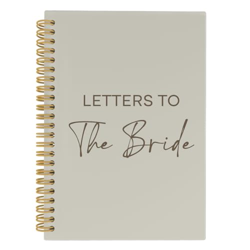 ANIANG Letters to The Bride Wedding Notebook, Wedding Planning Book and Organizer, Wedding Planner, Bride Gifts, Wedding Engagement Gifts for Couples Newly Engaged 5.5"x8.3" 164Pages Lined Notebooks - Image 1