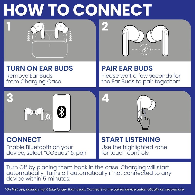Cable Guys Guys Buds Pro Bundle - Marvel Deadpool Buds Pro Bundle Wireless Earbuds Small Tech Accessories & Phone Holder/Stand for Phone (iPhone, Samsung, Google Pixel) - Image 5