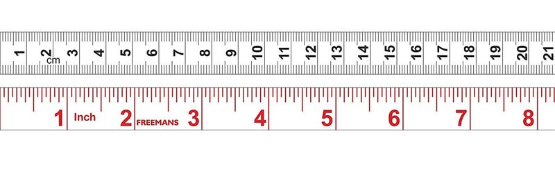 FREEMANS TT1513 Double Sided 15m60 Inches Soft Tailor Measurement Tape for Home Use Tailoring Fiberglass Tailor Measuring Tape Inch Tape for DIY Pack of 1 - Image 5