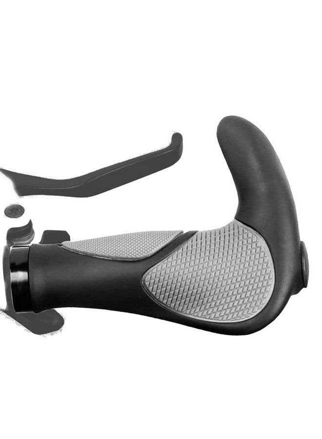 Eyech One Pairs Bike Handlebars Grips Soft Antislip Bicycle Handlebars Grips Ox Horn Handlebar And Wrench - Image 1