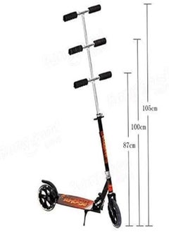 Generic Foldable Jumbo Scooter With Brake - Heavy Duty Metal Body  - Image 4