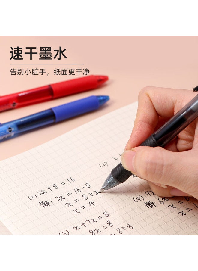 Pentel Bl107 Retractable Gel Pen 0.7Mm High-End Business Student Quick-Drying Water-Based Pen Office Supplies Stationery Red 12-Pack - Image 3