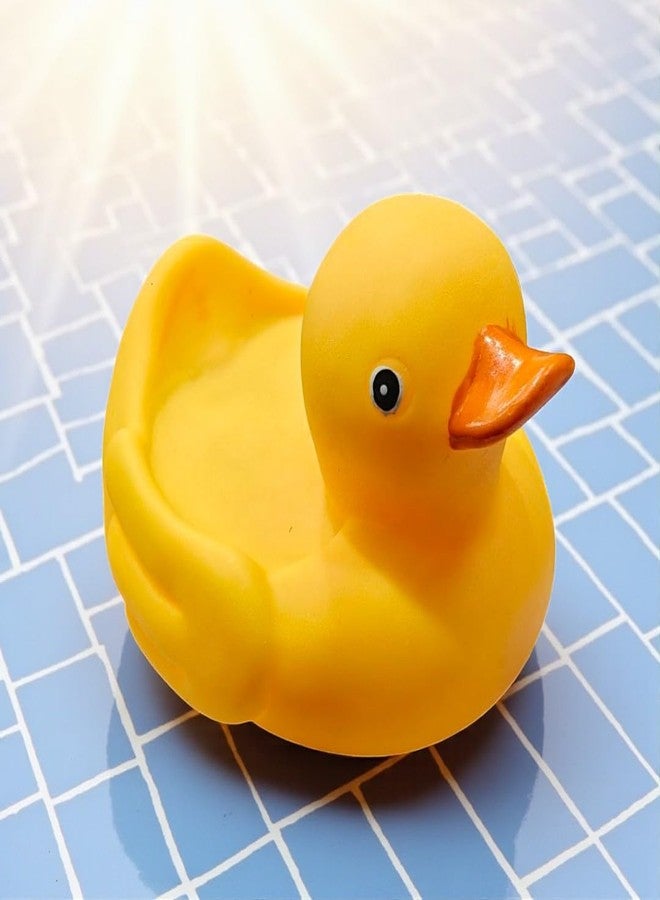 SARASI Vintage Bath Toy Set with Yellow Rubber Duck and Doll, Classic Bathtub Playtime Accessories, Baby and Toddler Bath Time Fun - Image 3