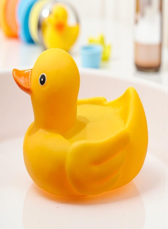 SARASI Vintage Bath Toy Set with Yellow Rubber Duck and Doll, Classic Bathtub Playtime Accessories, Baby and Toddler Bath Time Fun - Image 4