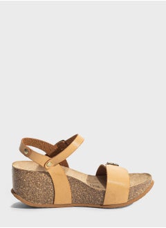 Avon Strappy Mid Heel Wedges