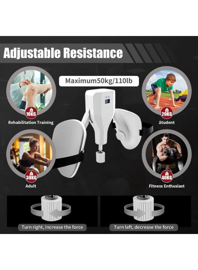 XiuWoo 2 Pack Portable Thigh Floor Trainer, Adjustable Resistance, Multifunctional Pro Thigh Master Exerciser Equipment, Leg Trainer, Inner Thigh Muscle Trainer, Leg Strengthener Workout Exerciser - Image 3