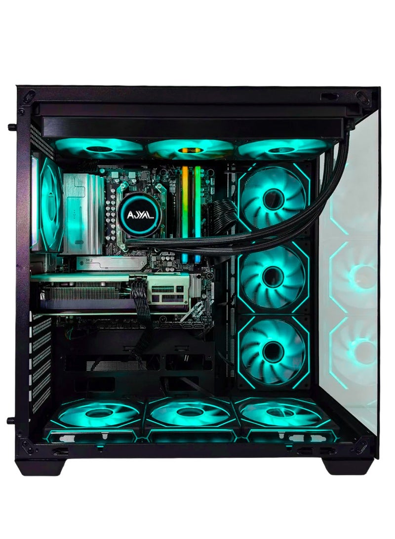 أجيال كمبيوتر الألعاب RTX 5080 – معالج Intel i7-14700KF | رام 32GB DDR5 6000MHz | كرت شاشة GeForce RTX 5080 16GB | تخزين 1TB NVMe | تبريد مائي 360mm | باور سبلاي 850W | واي  فاي وبلوتوث | ويندوز 11 برو | ضمان سنة داخل الإمارات - Image 1