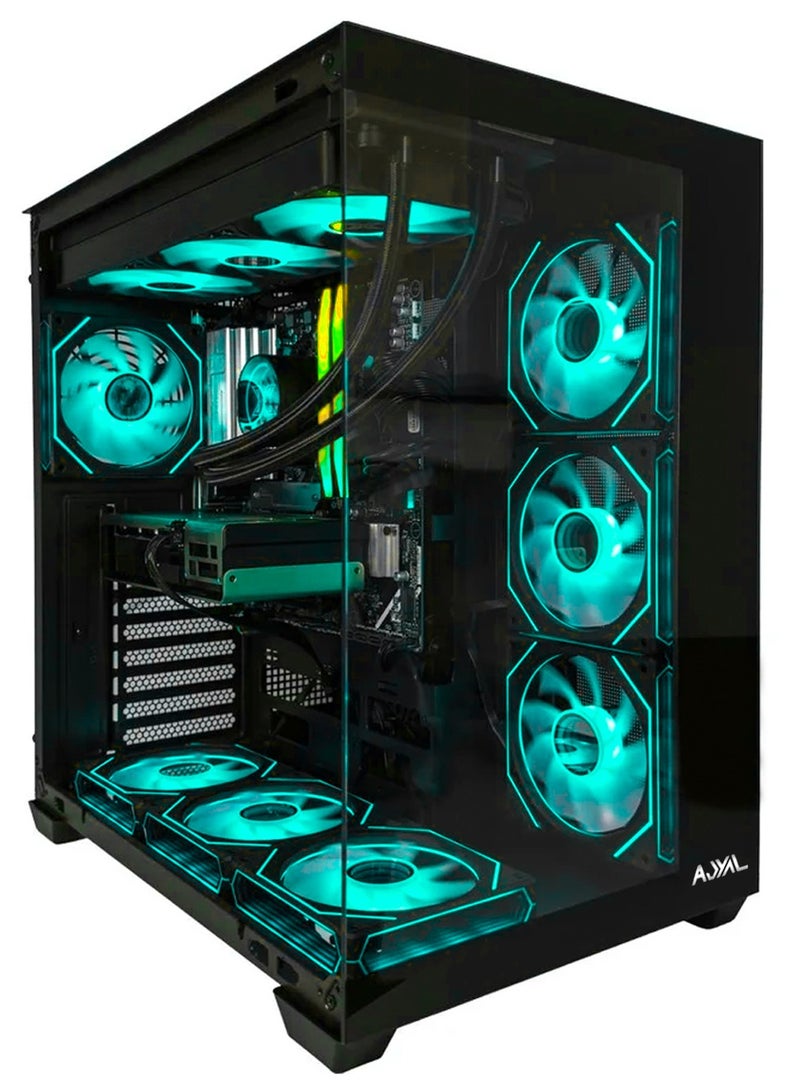 أجيال كمبيوتر الألعاب RTX 5080 – معالج Intel i7-14700KF | رام 32GB DDR5 6000MHz | كرت شاشة GeForce RTX 5080 16GB | تخزين 1TB NVMe | تبريد مائي 360mm | باور سبلاي 850W | واي  فاي وبلوتوث | ويندوز 11 برو | ضمان سنة داخل الإمارات - Image 2