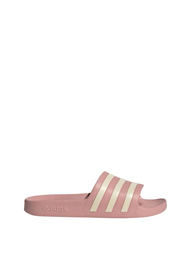 adidas أديليت أكوا وردي سلايدز رياضية للنساء 4