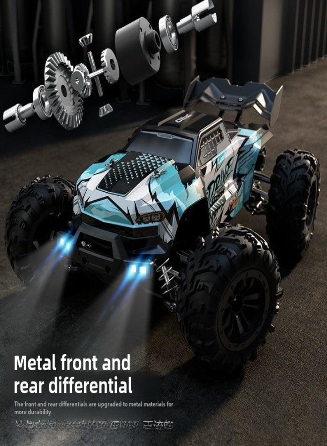 JJRC cross-border brushless four-wheel drive high-speed racing full-scale remote control 1:16 off-road RC model professional racing toy(Q117-B Blue, 1:16) - Image 3