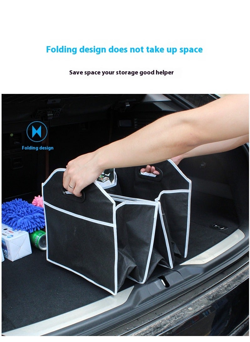 Generic Car interior supplies car storage box goods car trunk finishing box car non-woven cloth storage box  - Image 5