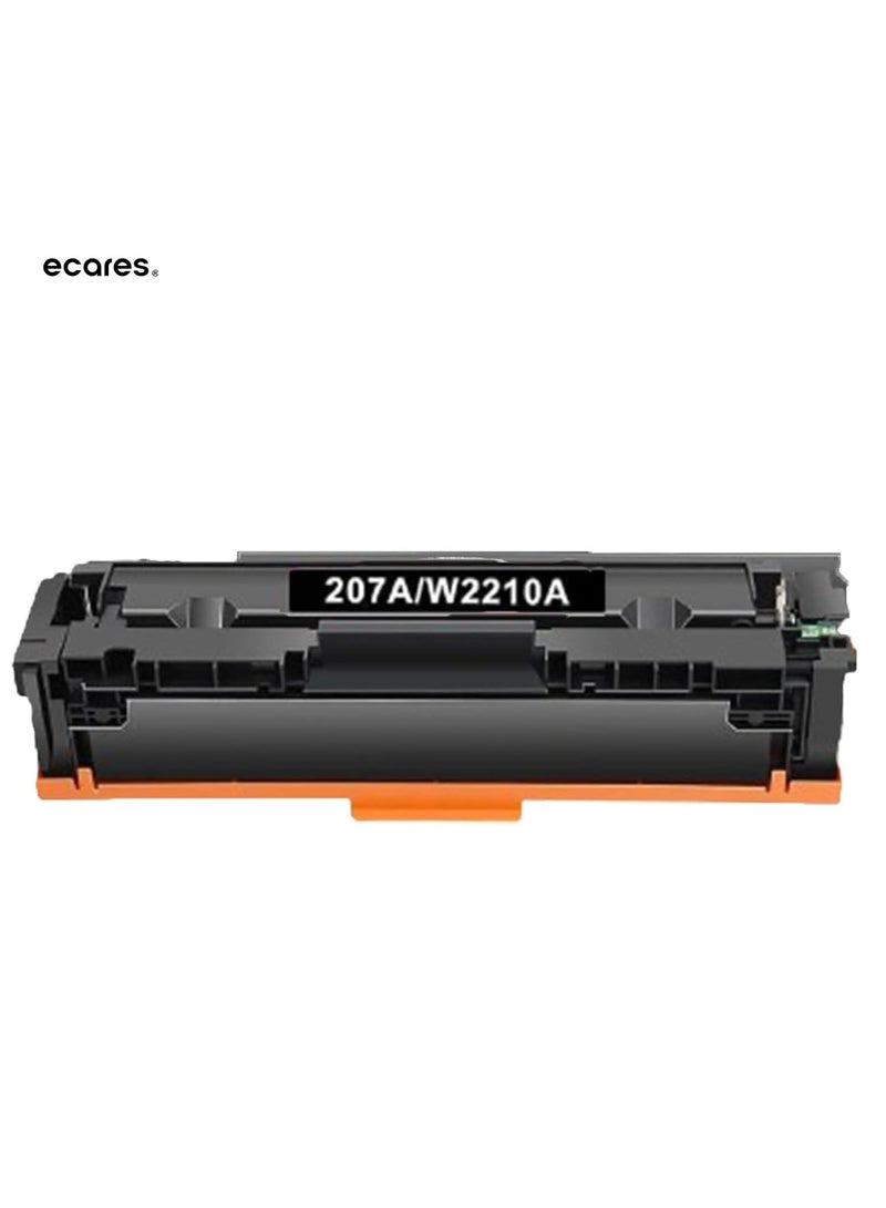 ECARES® 207A Compatible Toner Cartridge W2210 Color Laserjet Pro M255nw M255dw MFP M282nw M283fdn M283fdw Printer (Black) - Image 1