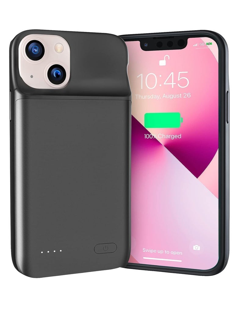 حافظة بطارية لهاتف iPhone 13 mini/12 Mini، بطارية محمولة قابلة للشحن بسعة 4700 مللي أمبير في الساعة ممتدة  - Image 2