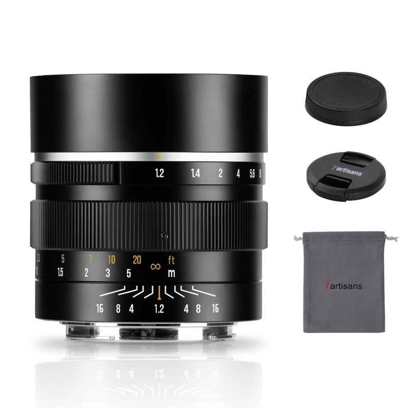 7artisans 50mm F12 APSC 32 Manual Focus Fixed Lens Large Aperture Compatiable for Sony A6000A5000A3000Nex Series a6700 nex5t nex3n nex6 nex5r nex5n - Image 2