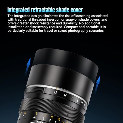 7artisans 50mm F12 APSC 32 Manual Focus Fixed Lens Large Aperture Compatiable for Sony A6000A5000A3000Nex Series a6700 nex5t nex3n nex6 nex5r nex5n - Image 3