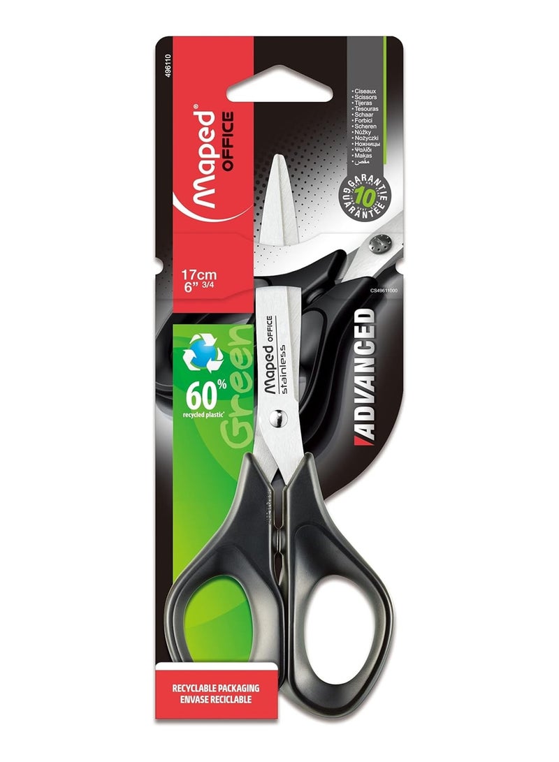 Maped مقص مكتبي متقدم متماثل بحجم 17 سم - Image 1