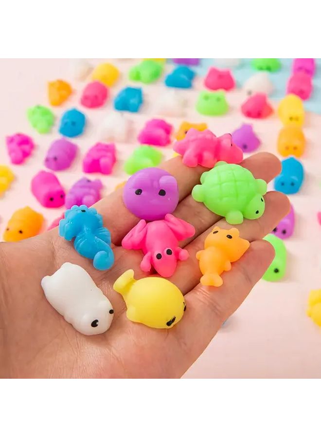 60 Pcs Cute Soft Squishy Toys Mini Mochi Squeeze Toys Party Favors Classroom Prizes Gifts - Image 2