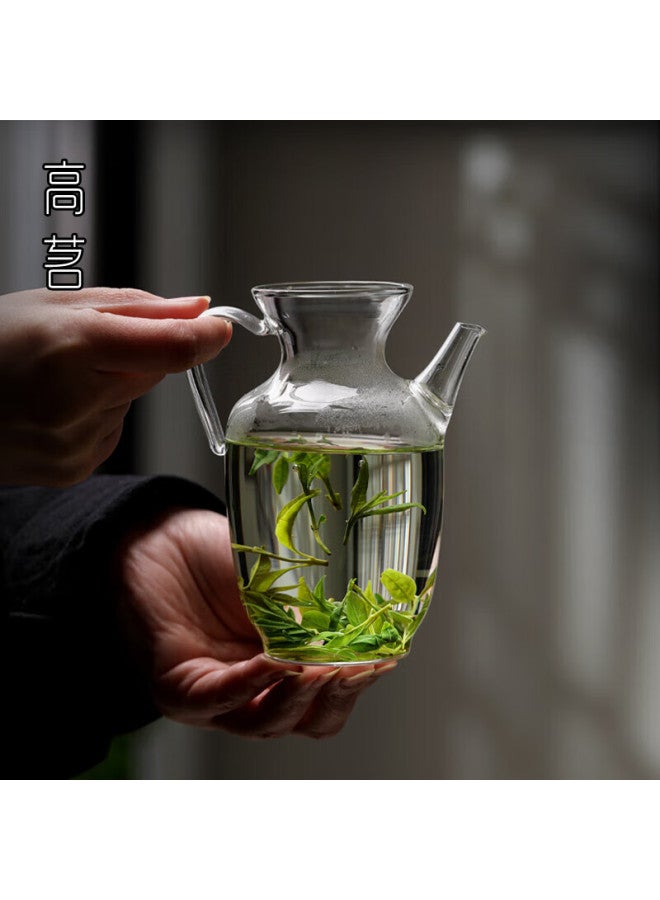 Gaoming Gaoming Green Tea Brewing Set With Song Dynasty Style Glass Teapot, Song Dynasty Style Kung Fu Tea Set With One-person Teapot, Household Tea Cup For Brewing Tea - Image 1