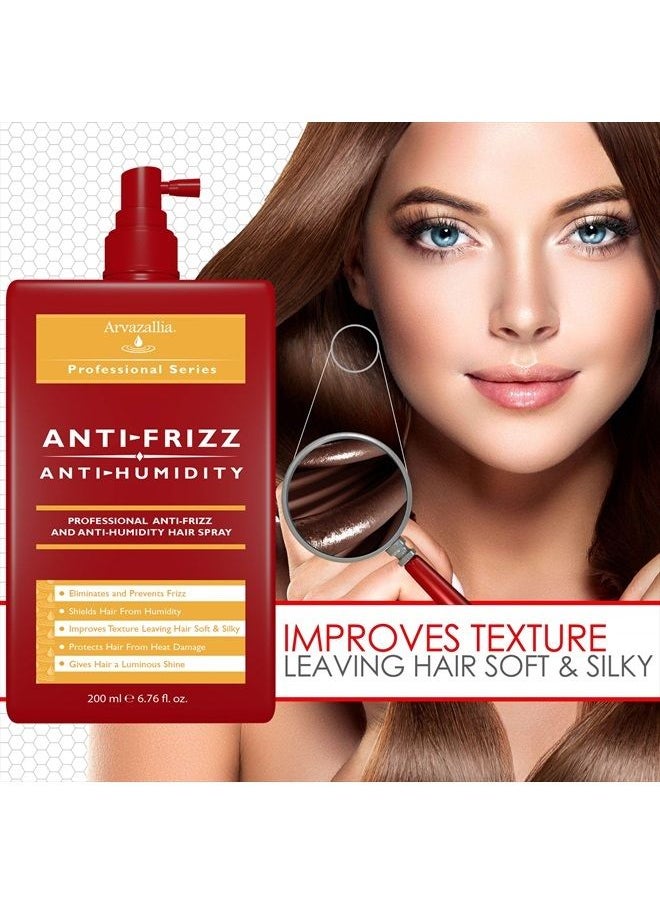 Arvazallia - Antifrizz and Antihumidity Hair Spray - Professional Frizz Control, Anti-humidity, Heat Protectant, and Shine Serum - Image 1