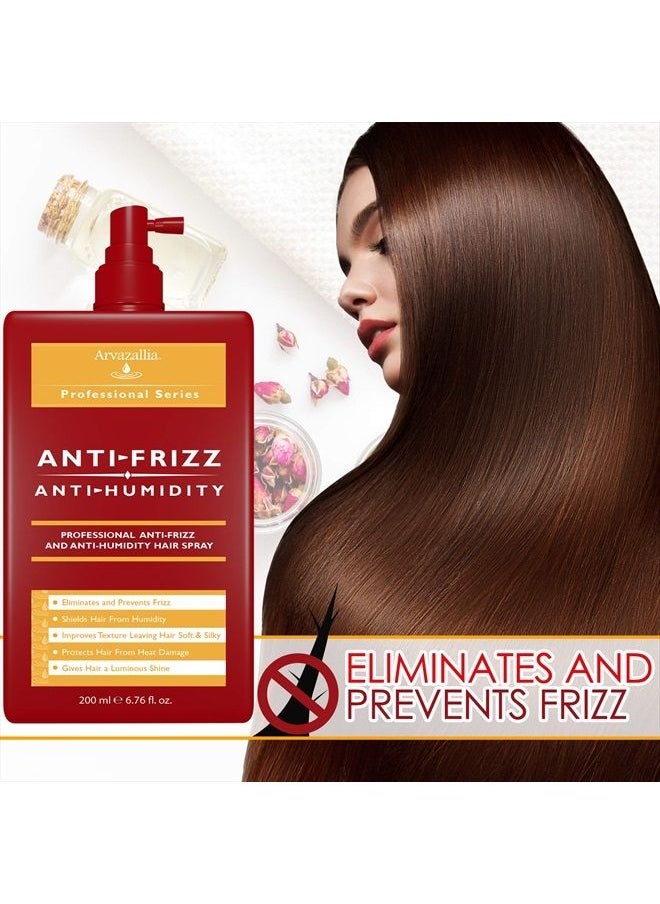 Arvazallia - Antifrizz and Antihumidity Hair Spray - Professional Frizz Control, Anti-humidity, Heat Protectant, and Shine Serum - Image 1