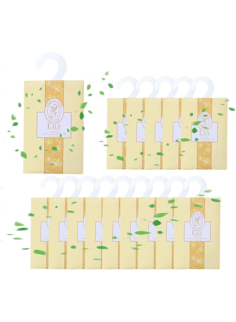 معطرات خزانة الملابس، أكياس مع أكياس معلقة، علاج عطري طبيعي، رائحة تدوم طويلاً، أكياس مواد طبيعية مقاومة للعثة لخزانة الملابس والحمام (5، ليلي)