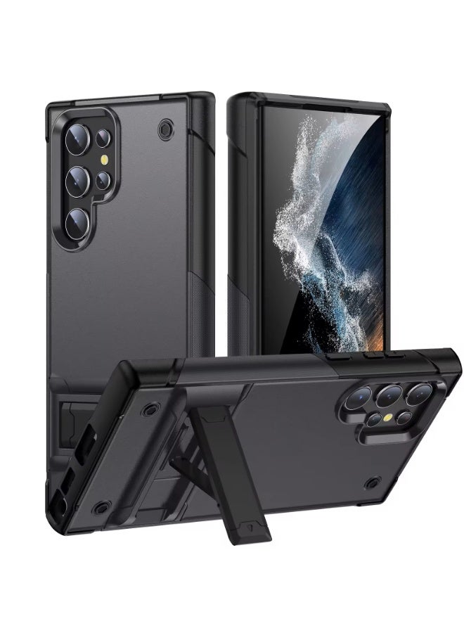 LENOK Samsung S23 ultra case, Military-Grade Heavy-Duty Armor Case, Rugged, Shockproof, with Kickstand, fingerprint resist, for Samsung s23 ultra. - Image 1