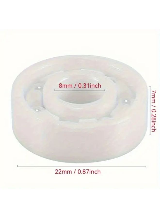 4pcs ZrO2 Ceramic Bearings 8x22x7mm For Scooter Wheels Axle Smooth Riding - Image 3