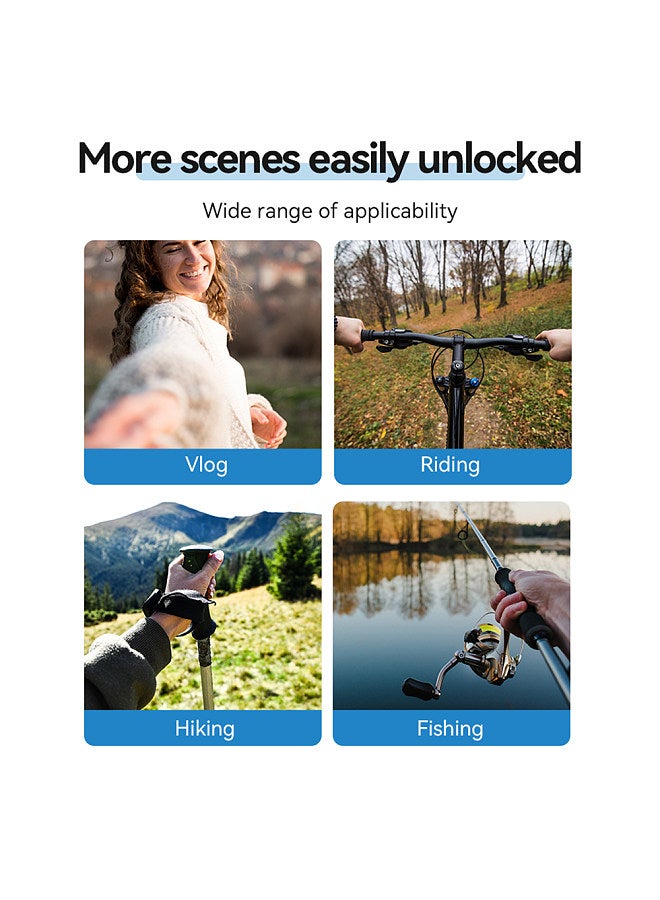 TELESIN U-Shaped Quick Release Neck Holder Mount 2.0 Max Neck Mount Chest Holder with Chest Strap Replacement for GoPro Hero 12/11/10 Insta360 X4/X3/GO3/GO2 OSMO Action Camera POV Vlog Accessories  - Image 5