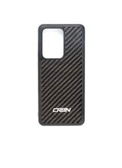 crbn Real Carbon Fiber Phone Case Back Cover For Model Samsung S20 Ultra Mobile Phone - Twill 