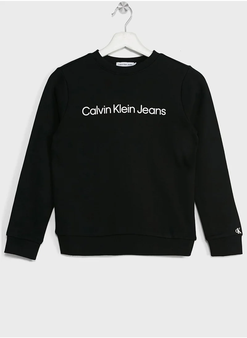 Calvin Klein Jeans Kids Logo Sweatshirt