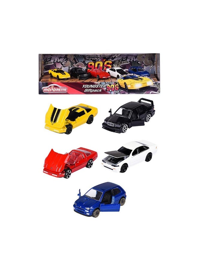Majorette Majorette 90s Youngster Vehicle Gift Pack (1:64, 5 Pieces) 