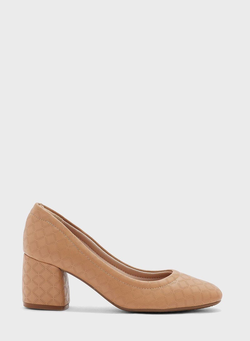 Beira Rio Mid Heels Shoes for Women – Classic Mid Heel Pumps for Girls & Ladies Office Wear - Image 1