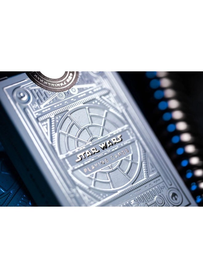 Theory11 theory11 Star Wars Silver Special Edition - White Light Side Premium Playing Cards Theme Deck  - Image 2